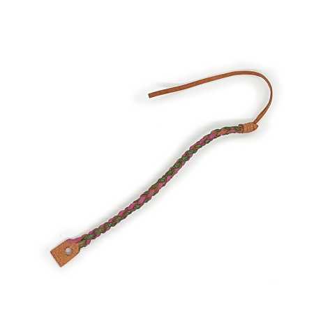 Lederarmband zum knoten Braun Pinkun